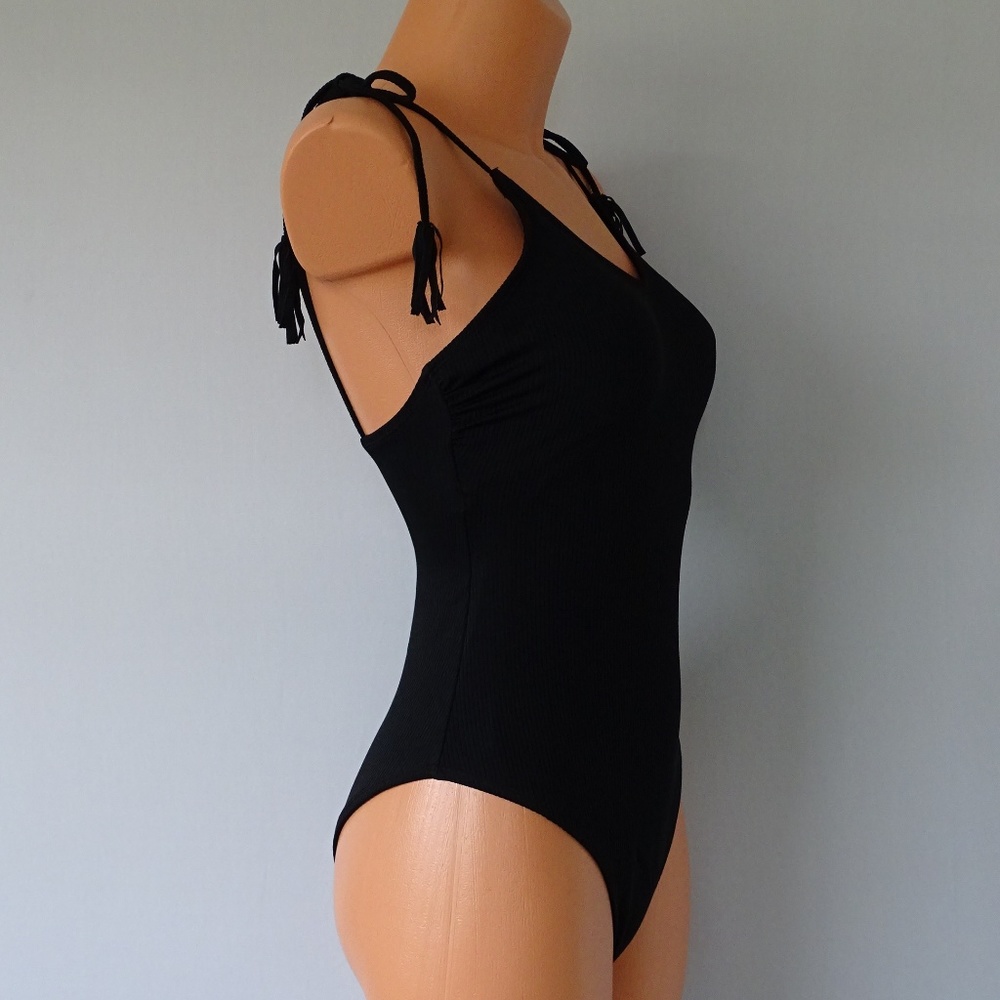 California Waves One Piece Ribbed Swimsuit NWT - Picture 2 of 4